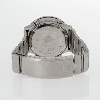 SEIKO, Sports 100, chronograph, wristwatch, 40 mm.