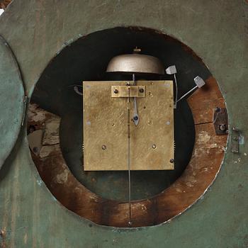 VÄGGPENDYL, av Johan Gustaf Anjou, gustaviansk, 1700-talets slut.