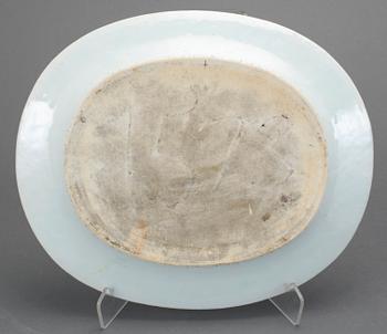 STEKFAT, porslin, Kina, Jiaqing (1796-1820).