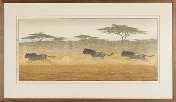 Toshi Yoshida, "Running".