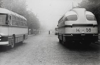 Antanas Sutkus, "In Vilnius's Streets, Bus No. 14-58, Vilnius, 1964".