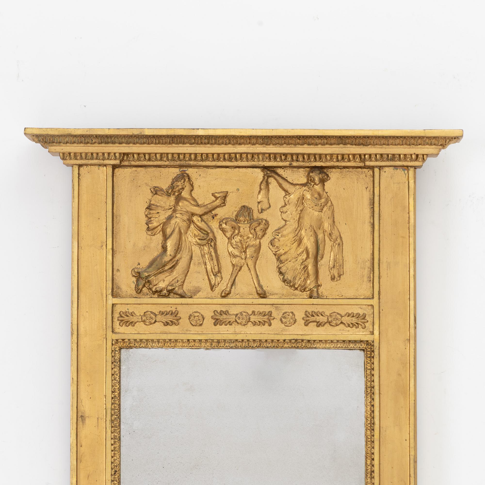 Spegel, sengustaviansk, 1800-talets början.