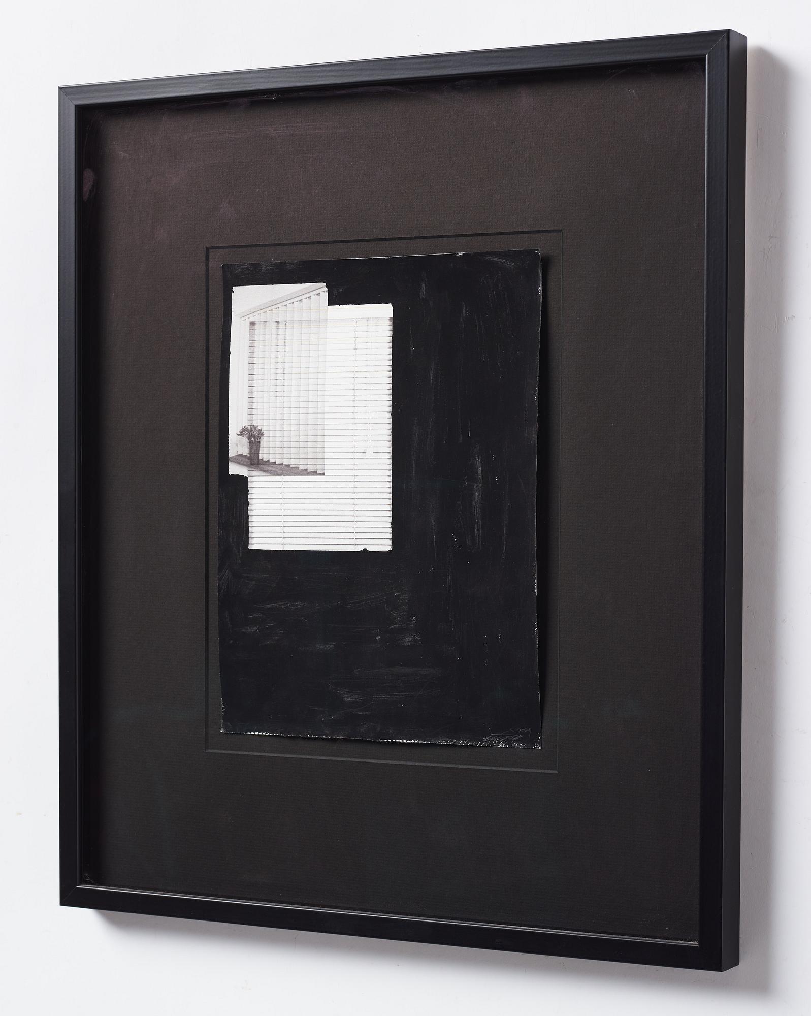 Zak Kitnick, signed and indistinctly dated. Mixed media on paper.