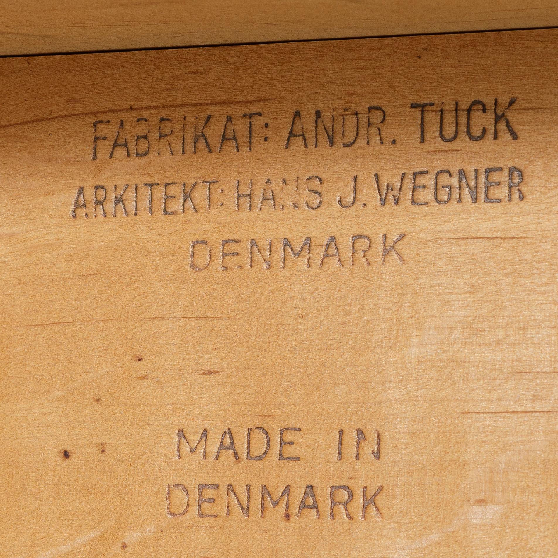 Hans J. Wegner, an 'AT-312' dining table, Andreas Tuck, Denmark, 1950's/60's.