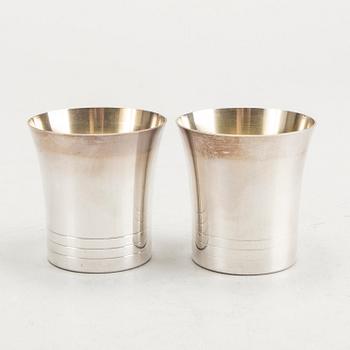 12 silver cups, including Tore Eldh, Ceson and GAB, 1960/70's.