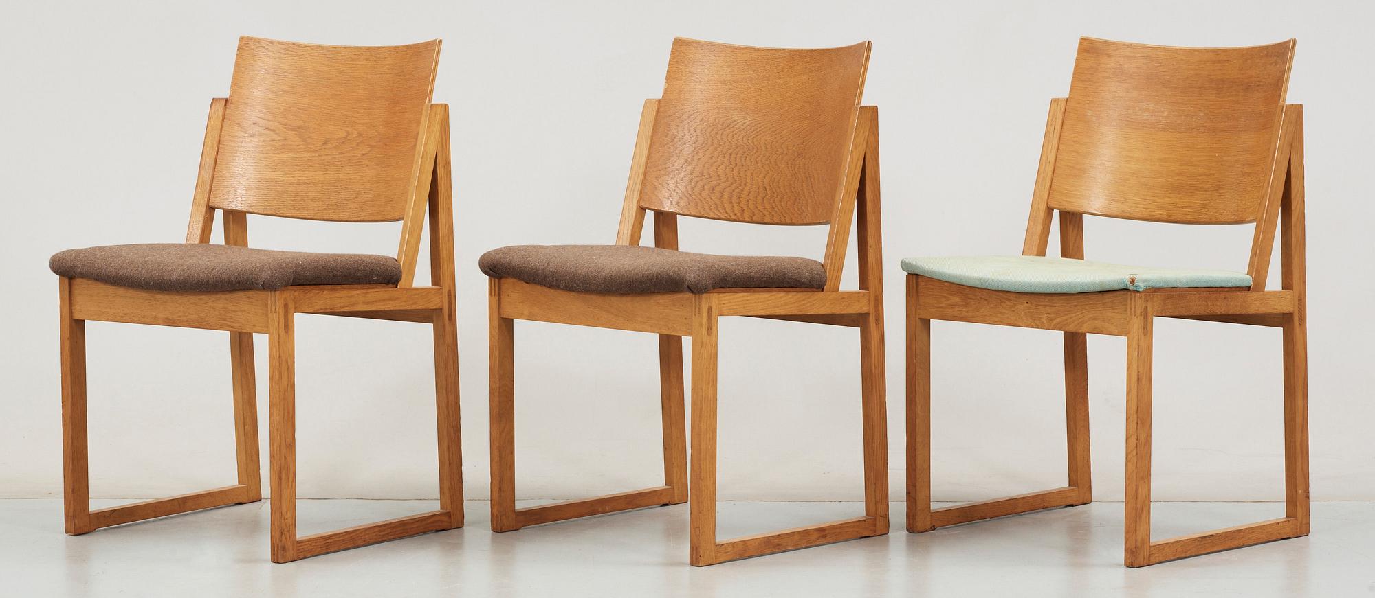 STOLAR, 7st, Söborg möbler, Danmark 1950-tal. Design Kai Lyngfeldt Larsen.