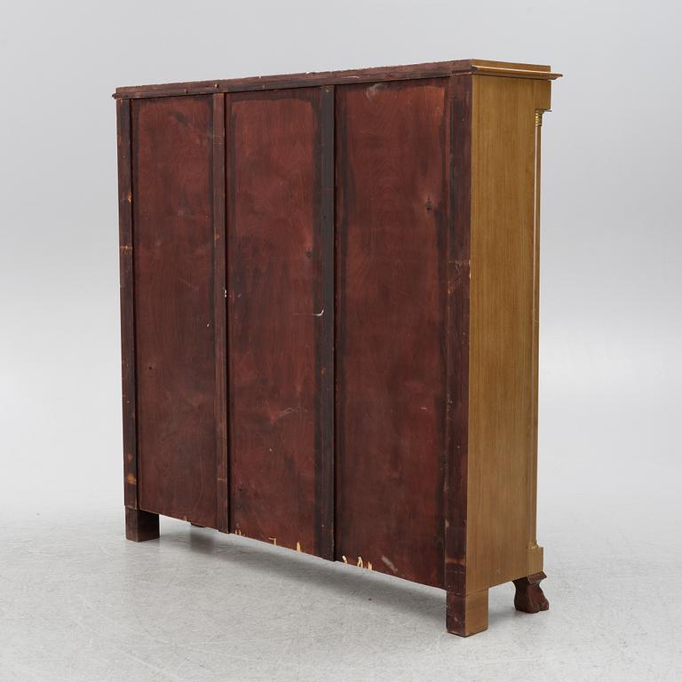 Bookcase, Empire style, first half of the 20th century.