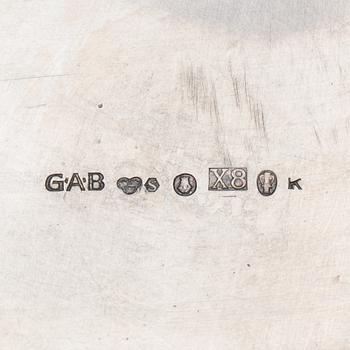 BÄGARE, silver, GAB, 1948, vikt ca 410g.