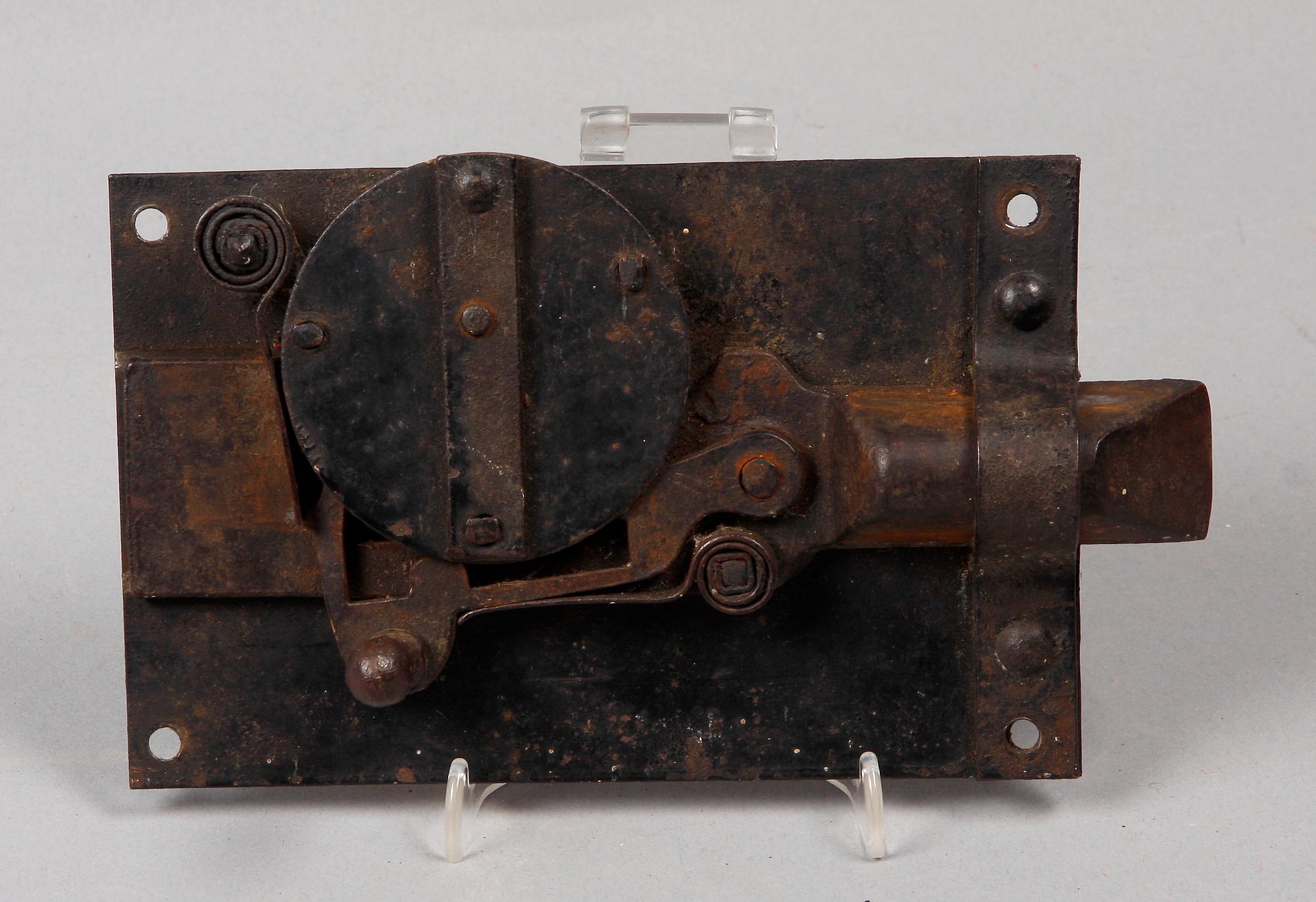 LÅS, järn, 1600/1700-tal.