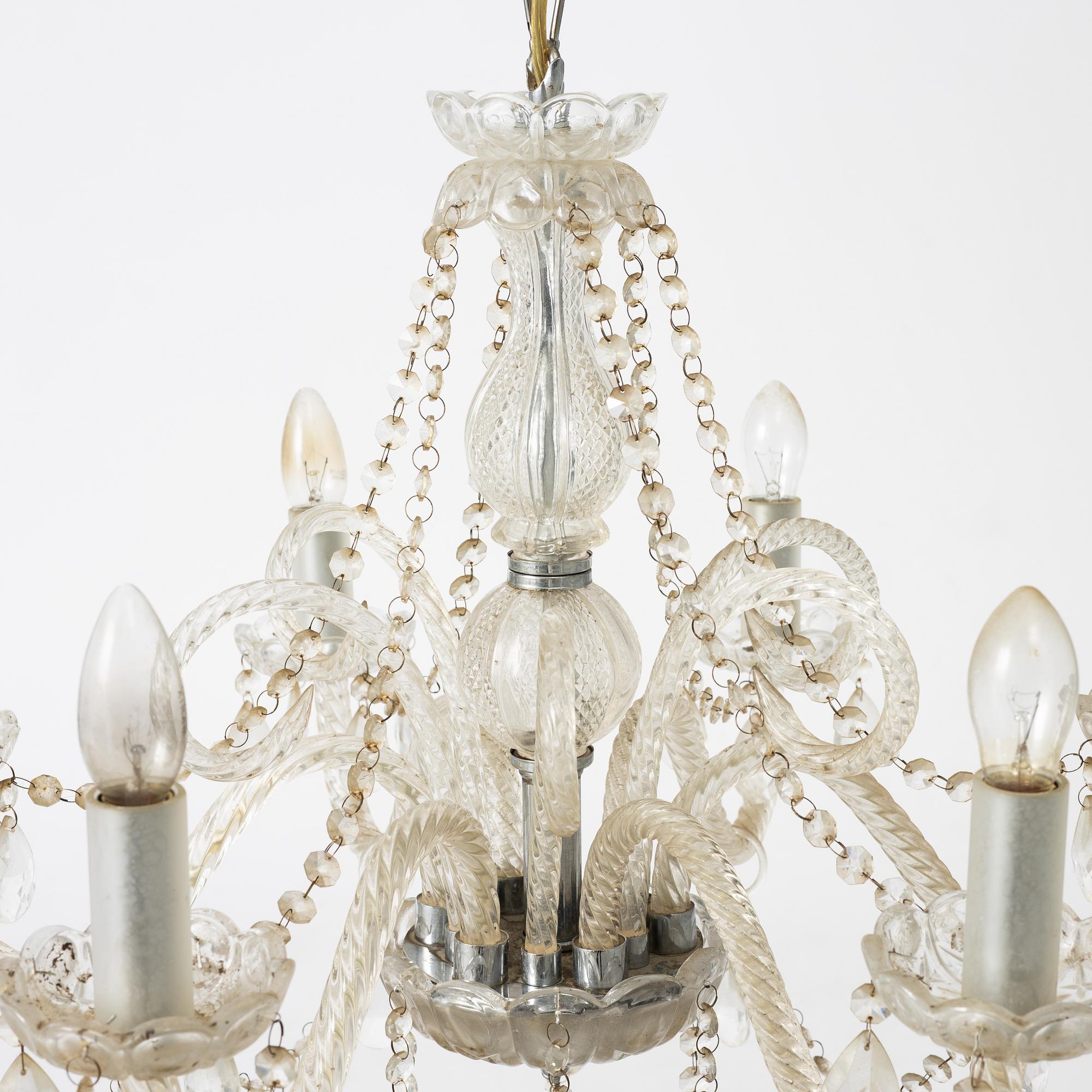 Chandelier, Venetian style, 20th century.