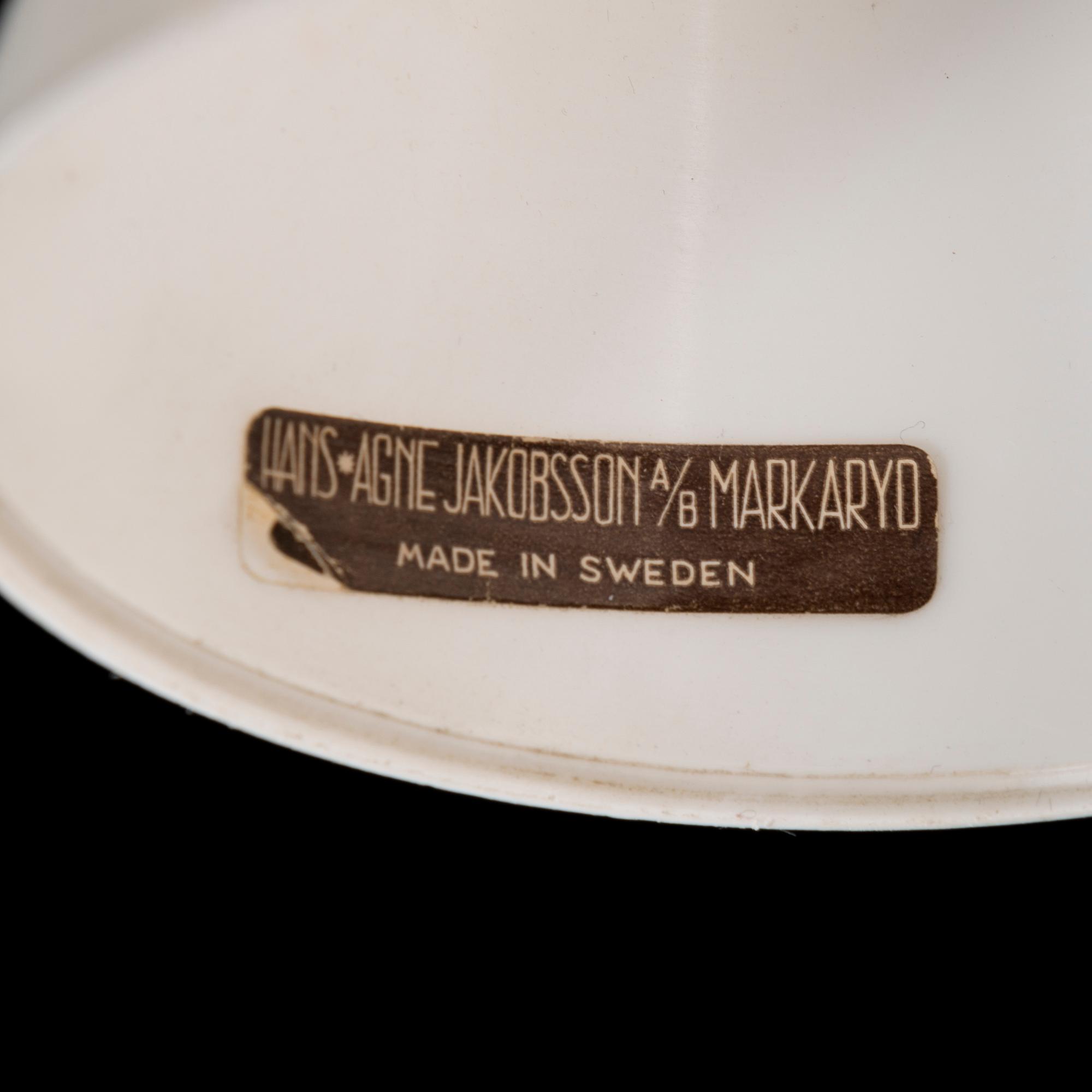 HANS-AGNE JAKOBSSON, taklampa, Markaryd, 1900-talets mitt.