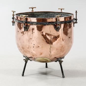 A 19th century kettle drum.