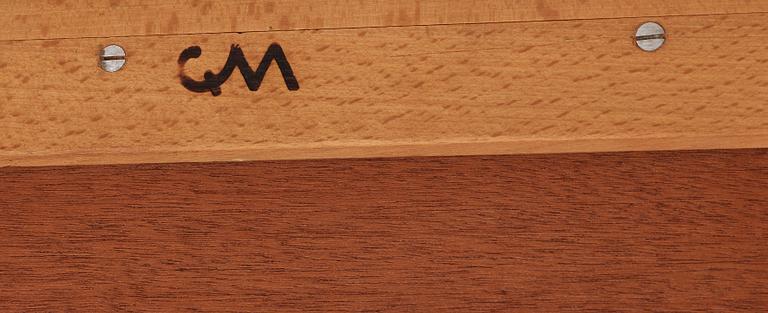 A Carl Malmsten marquetry table, Svensk Hemslöjd, Sweden 1937.