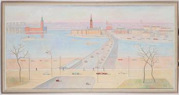 Einar Jolin, Utsikt över Stockholm från Söder.