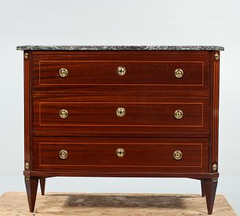 BYRÅ, sengustaviansk stil, omkring 1900-talets mitt.