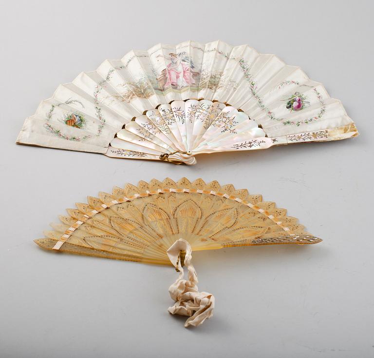 SOLFJÄDRAR, 2 st, 1900-talets första hälft.