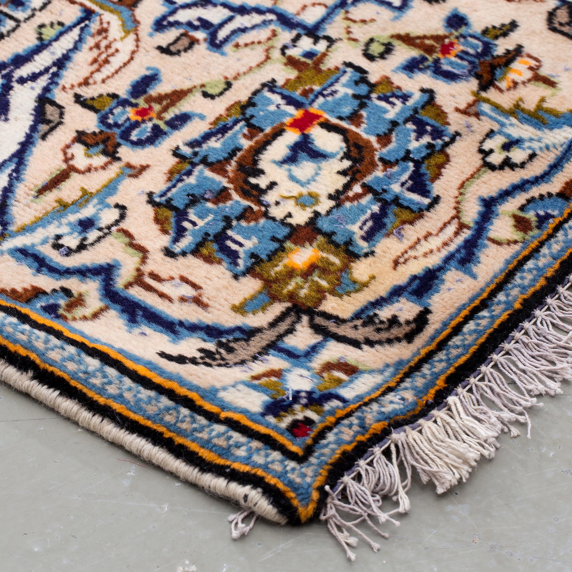 A carpet from Yazd, around 318 x 220 cm.