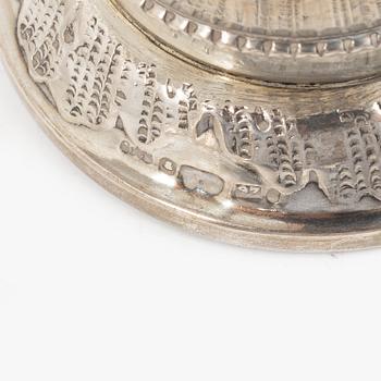 Trophies, 4 pcs, silver, including GAB and CG Hallberg, 20th century.