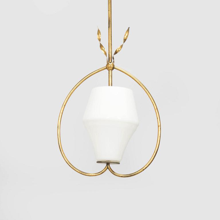 A mid-20th century pendant lamp for Idman.