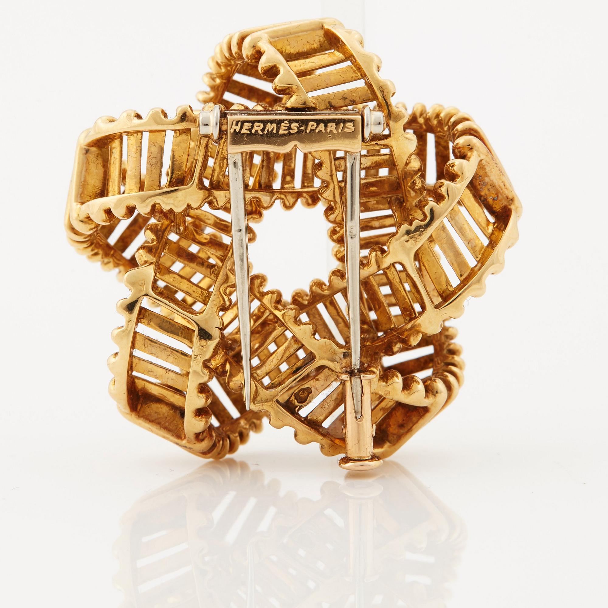 A 1990's brooch by Hermès.