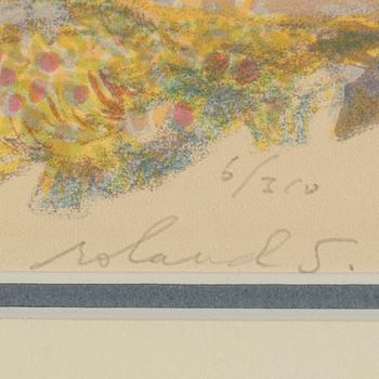 ROLAND SVENSSON, colour lithograph, signed and no. 6/310.