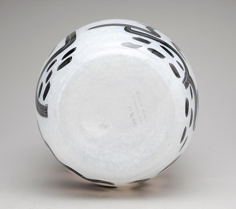 VAS, glas, Ulrica Hydman-Vallien, Kosta Boda, 1900/2000-tal.