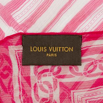 Louis Vuitton, a silk shawl.