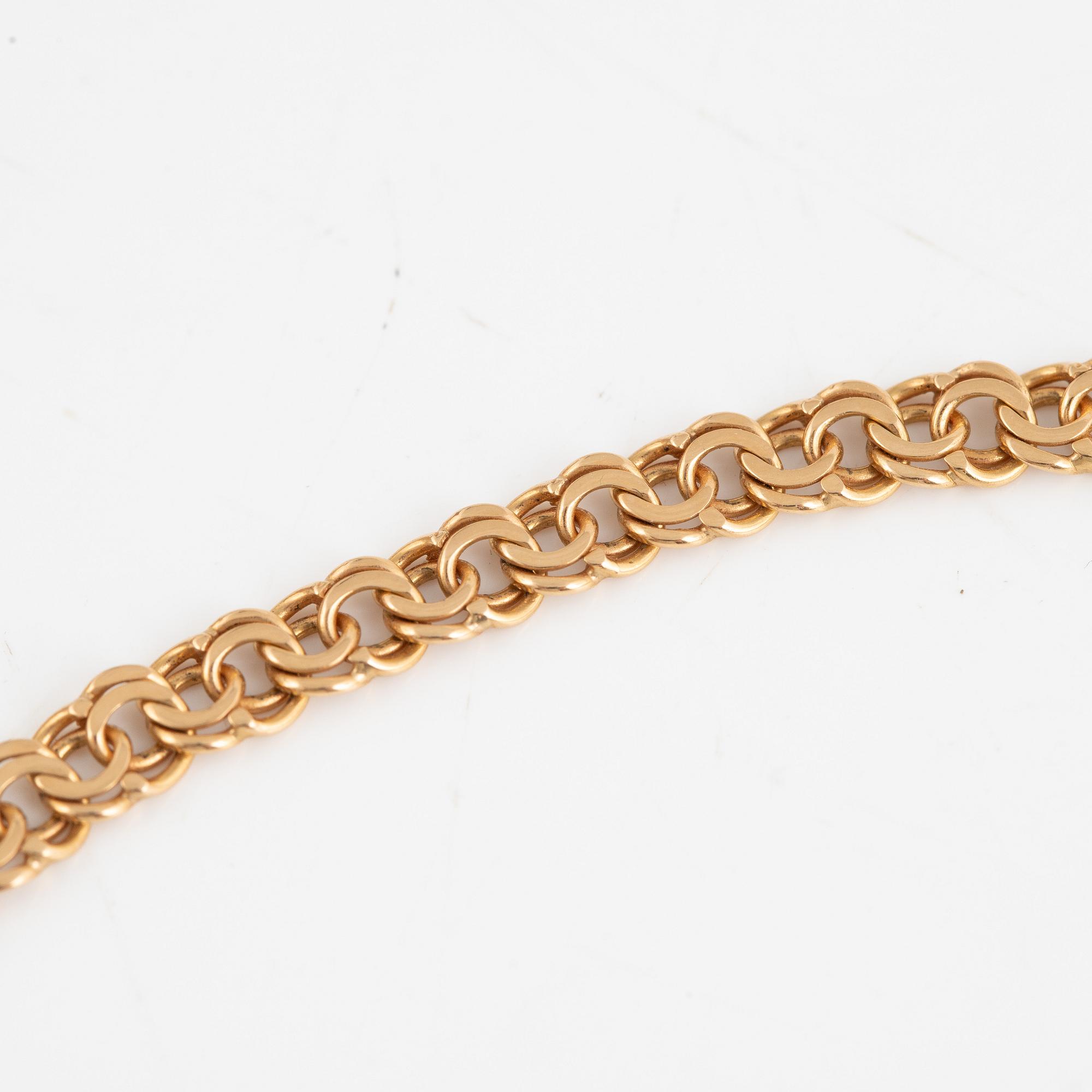 Collier, 18 k guld.