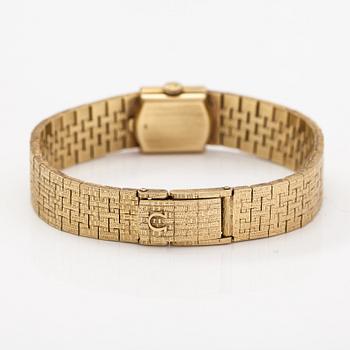 Omega, wristwatch, 14 x 14 mm.