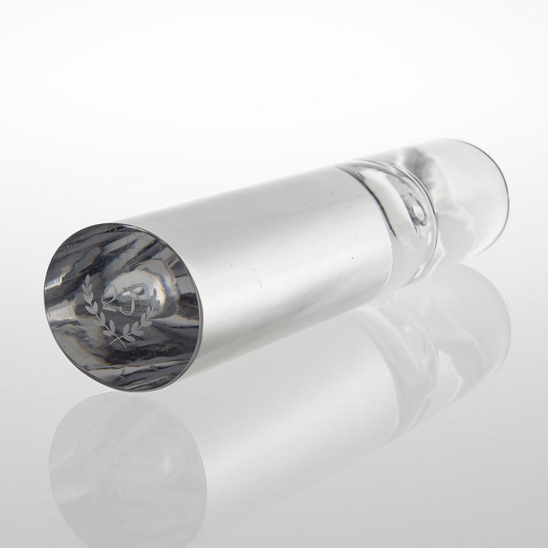 A 3590 "Marshal sceptre" glass sculpture, signed Tapio Wirkkala Iittala -56.