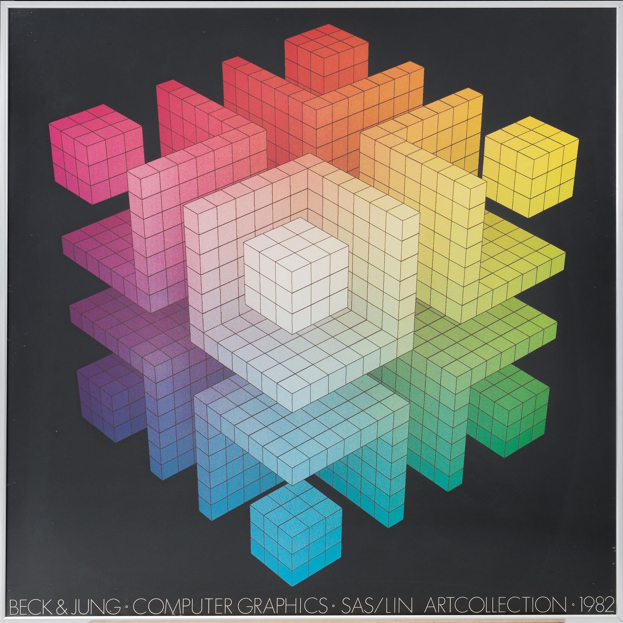 BECK & JUNG, grafiskt tryck, 1982.