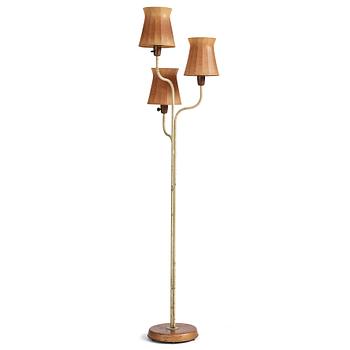 Hans Bergström, a floor lamp, ateljé Lyktan, Sweden 1940-50s.