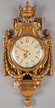 VÄGGPENDYL, gustaviansk stil, Rob. Engström Stockholm, 1900-talets början.
