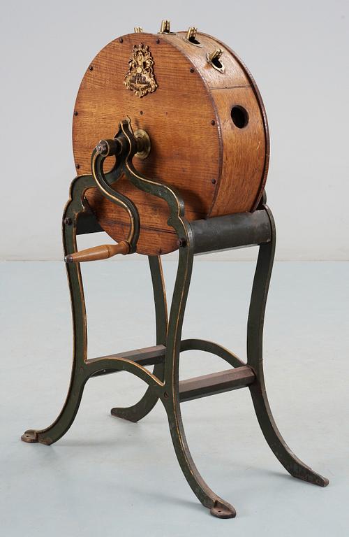 DISKMASKIN, för knivar, The Tower Knife Cleaner, Love Lock, London, 1800-talets andra hälft.