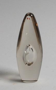SKULPTUR, glas, Timo Sarpaneva, Iittala. Sign.