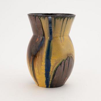 An 1930's earthenware vase, Goldscheider, Austria.