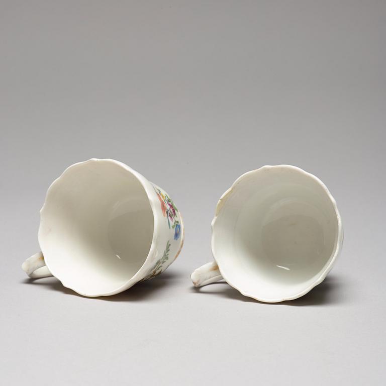 A Meissen Tete a Tete service, 19th Century. (6 pieces).