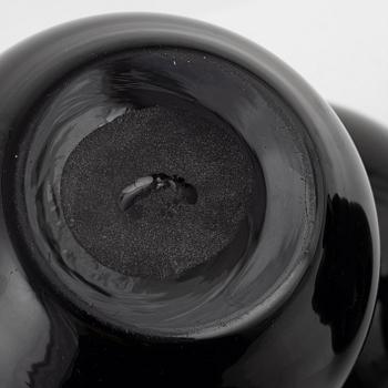 Harald Notini, a set of three 'Flower Ball' vases from Böhlmarks/Pukeberg, 1930's.