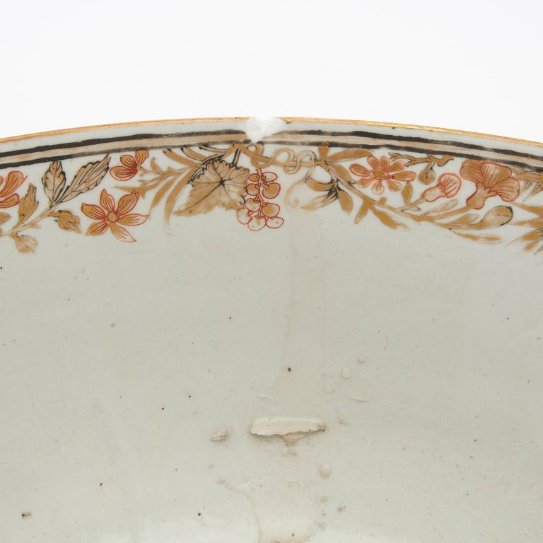 Brazier Bowl China Qianlong (1736-95) porcelain.