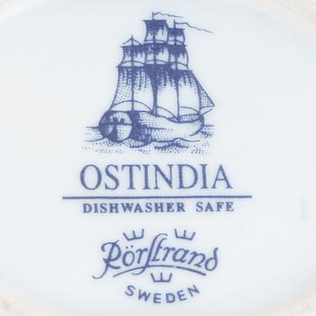 Matservis, 40 delar, porslin, "Ostindia", Rostrand.