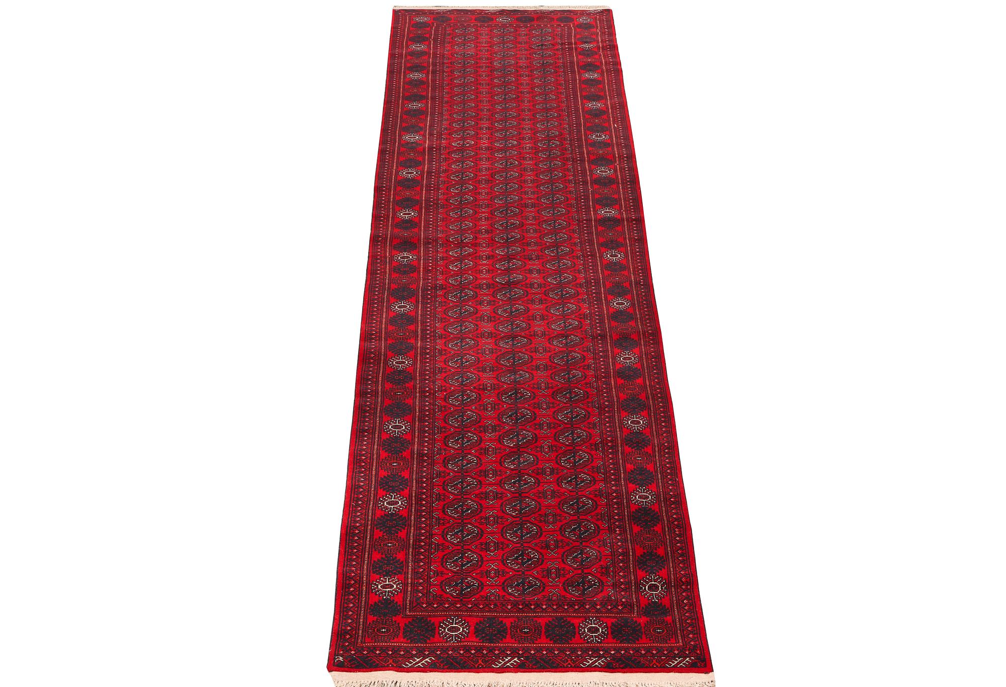 Gallerimatta, Afghan, ca 390 x 83 cm.