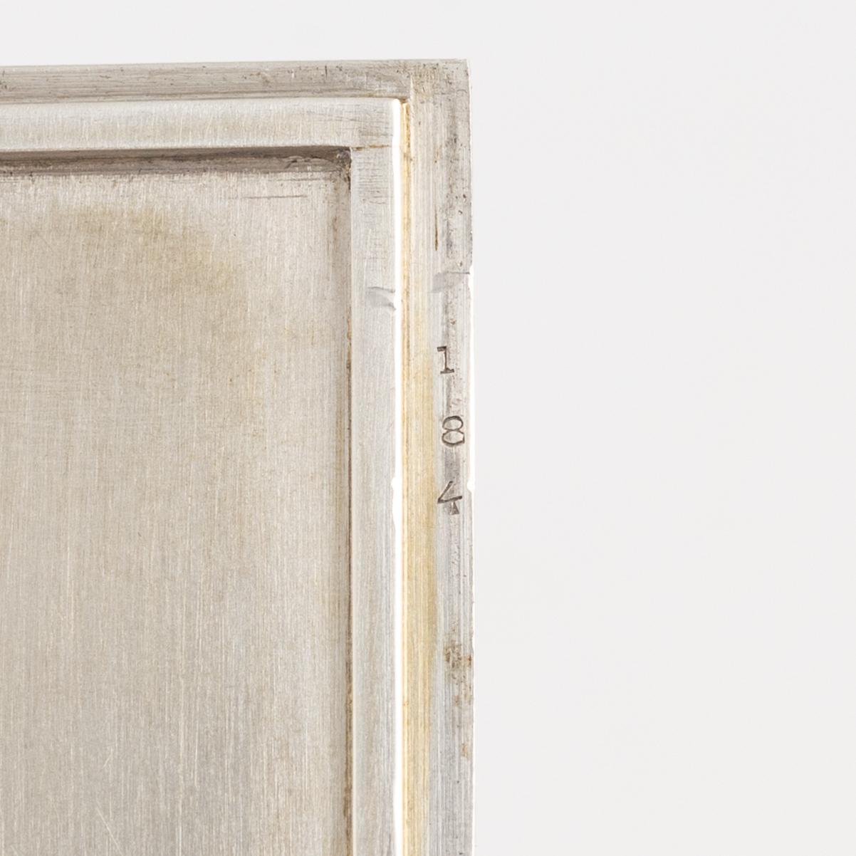 Puderdosa silver och förgyllt silver med rubiner, Boucheron Paris.