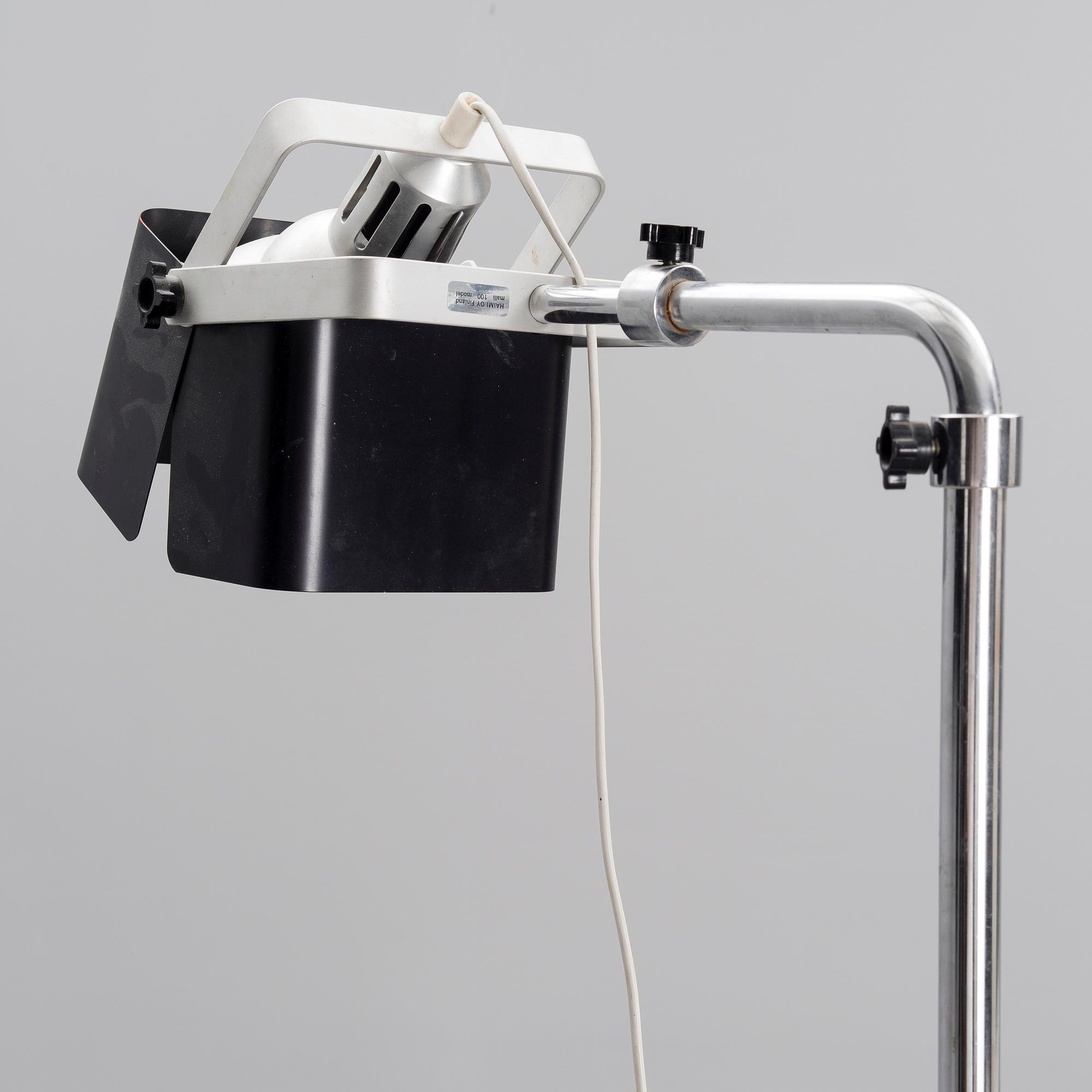 YRJÖ KUKKAPURO, GOLVLAMPA, modell 100 G, Haimi, 1960-tal.