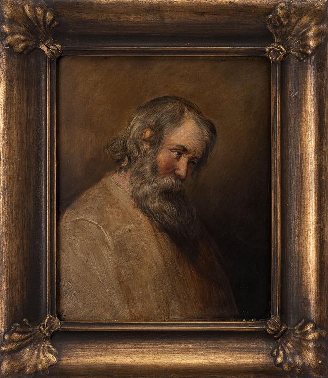 Unknown artist, circa 1800. Man with a beard.