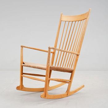 GUNGSTOL. "J16", Hans J Wegner, Co-Op Möbler, Danmark.