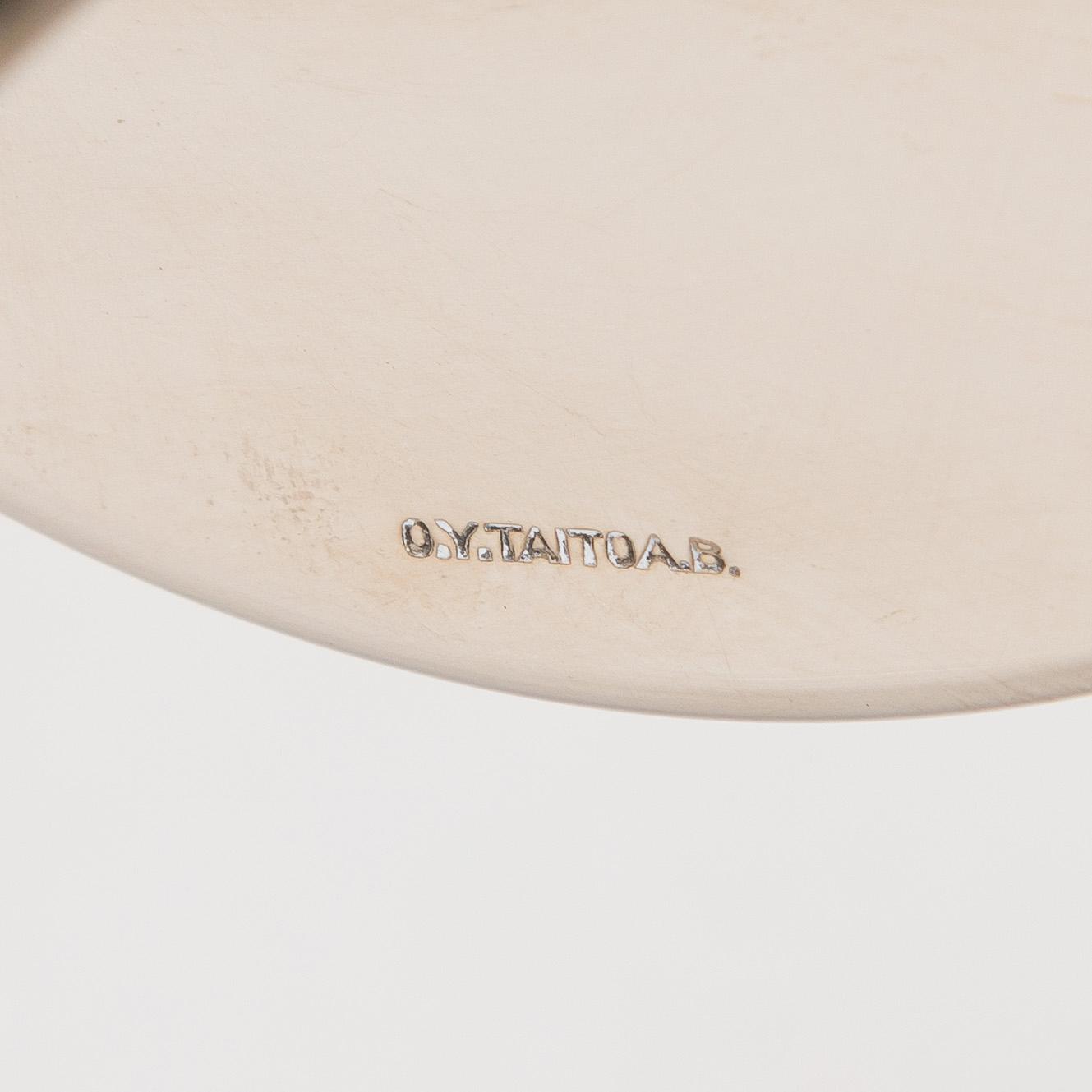 Paavo Tynell, a pair of 1930s '7239' wall lights for Taito.