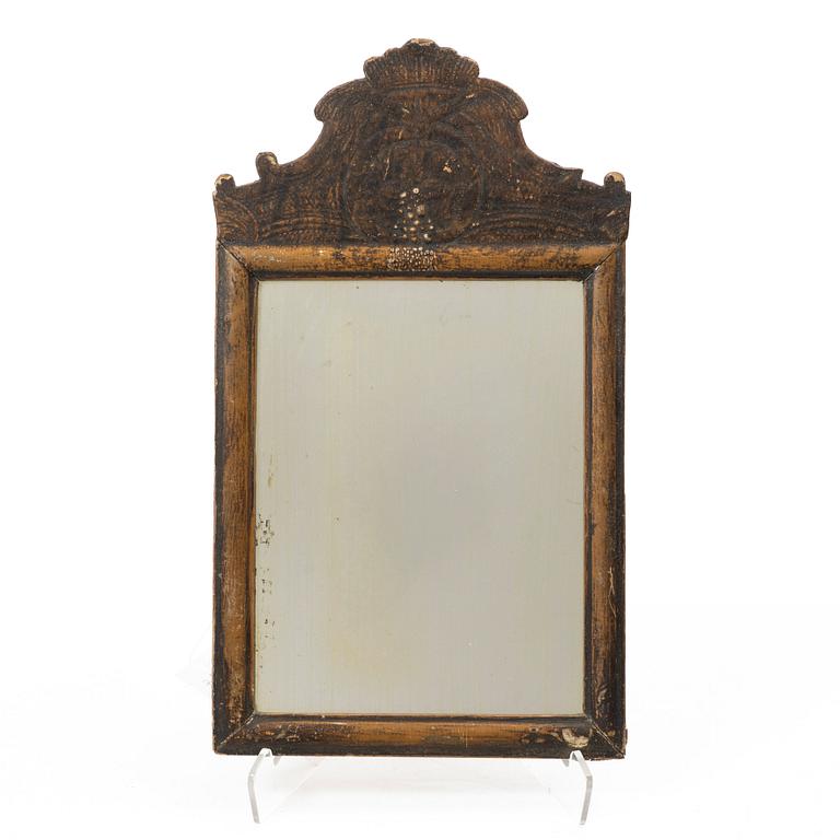 Spegel, gustaviansk, av Jakob Petterson Helin (mästare i Stockholm 1763-94).