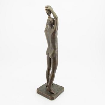 Evert Yli-Porila, a singed and dated 1933 bronze culpture.