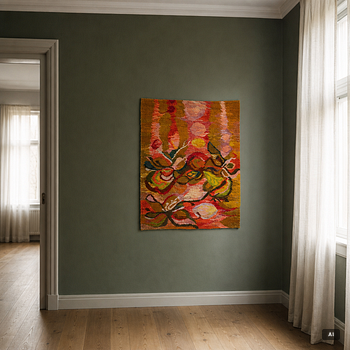 Barbara Basiewicz, tapestry, "Wodorosty I", approx. 96 x 79 cm.