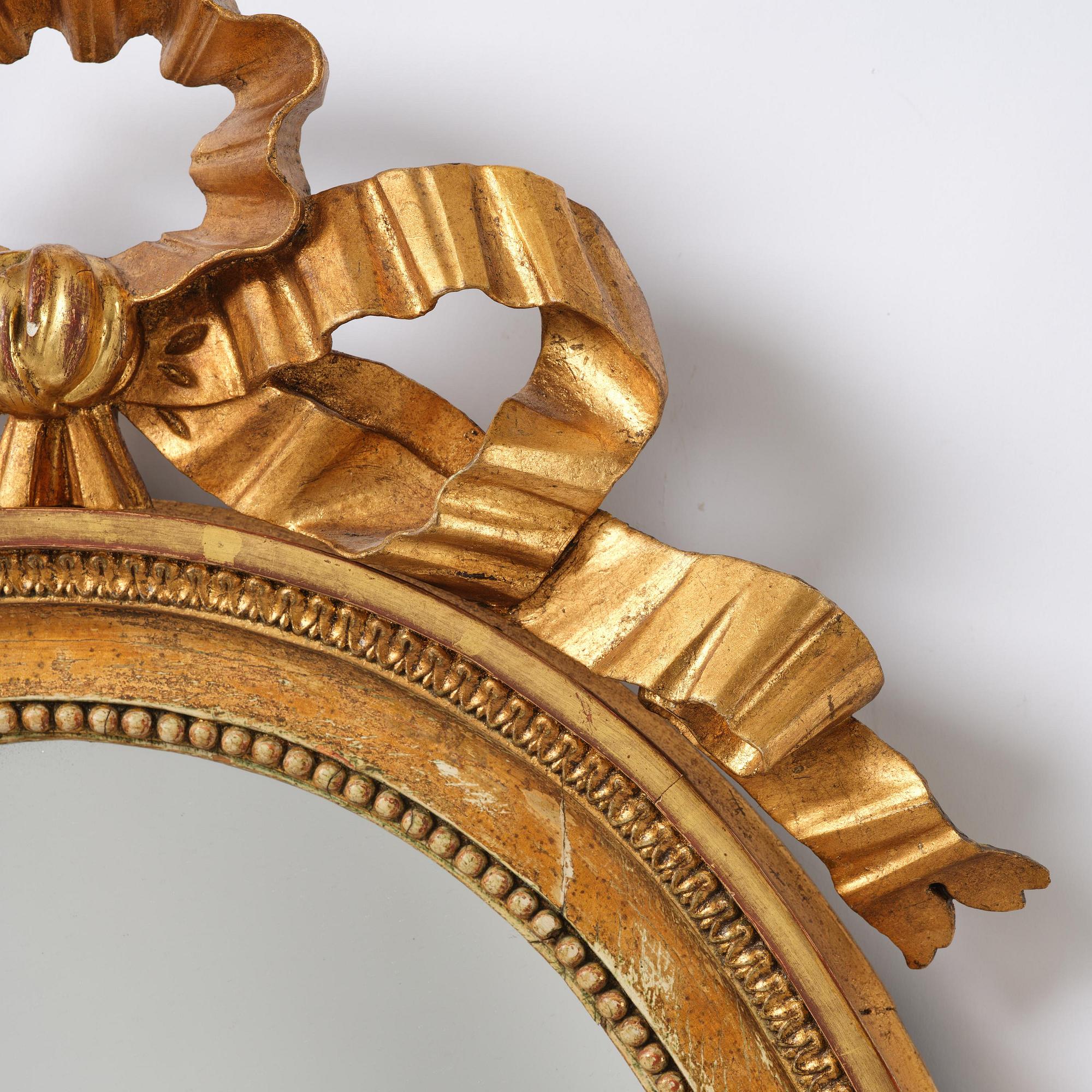 Spegellampett, för två ljus, Stockholmsarbete, sent 1700-tal, Gustaviansk.